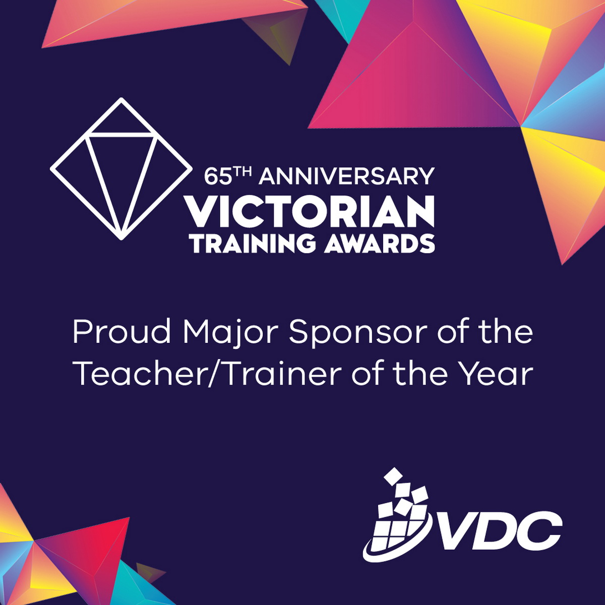 CEO Message - VDC at Victorian Training Awards